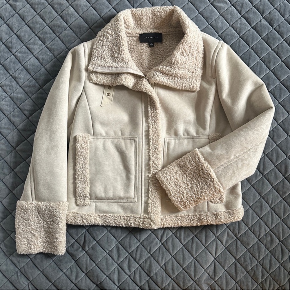 Ann Taylor Cream Coat